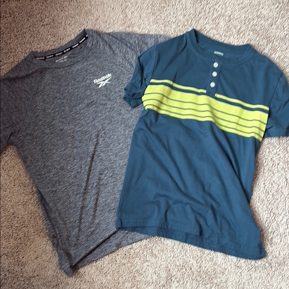 2 Boys Large tops